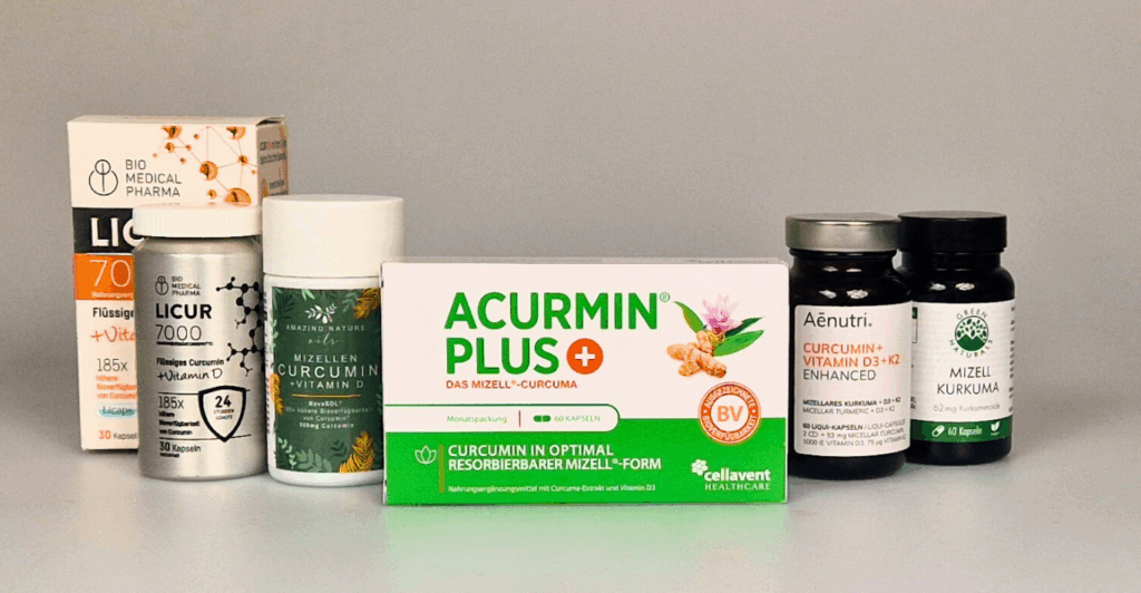 Mizell Kurkuma Kapseln im Test 2025 1 Mizell-Kurkuma, alle Produkte auf einen Blick