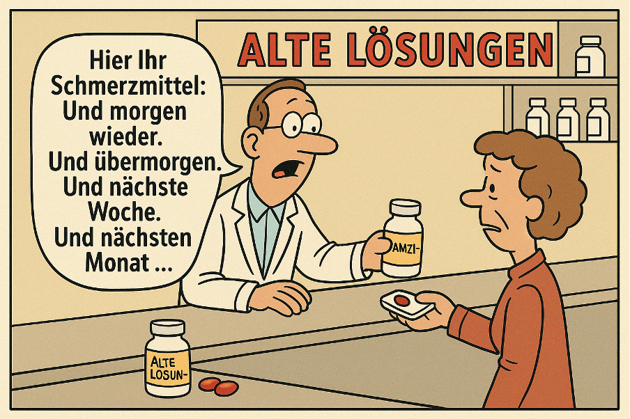 Schmerzmittel Alte Loesung