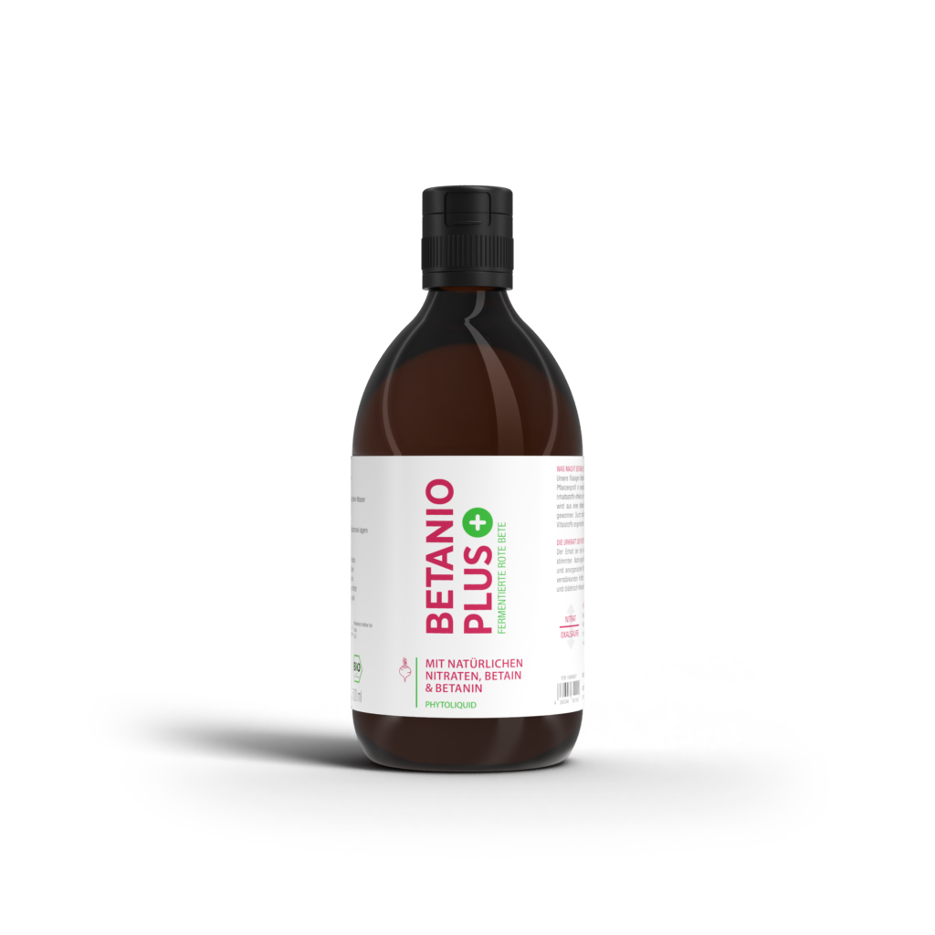 Die beliebtesten Detox-Produkte 2025: Warum viele Produkte nicht halten, was sie versprechen 10 CH Betanio PLUS 500ml Konzentrat Mock Bottle Front